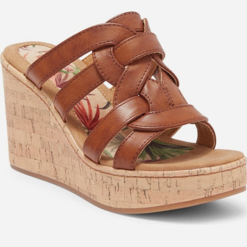BOC Cora Platform Wedge Sandal (Women) conform sandal